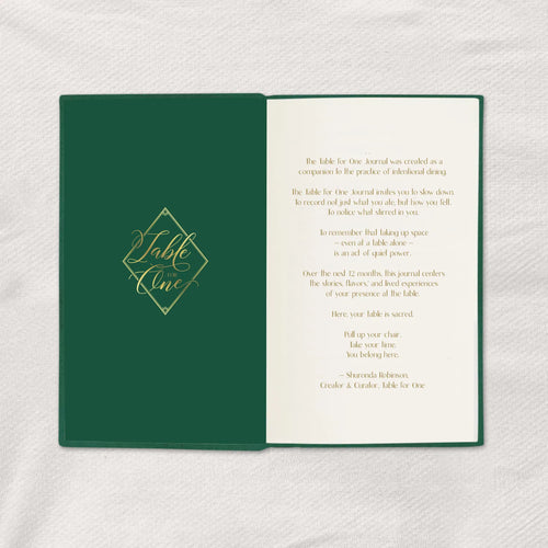 Table for One: Journal